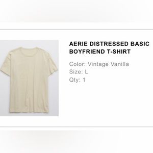 Aerie oversized crew tee. Worn once
